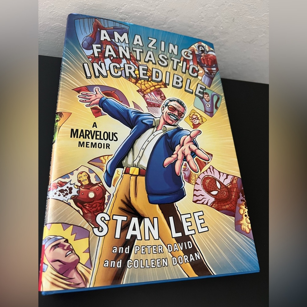Amazing Fantastic Incredible Stan Lee A Marvelous Memoir [Hardback]
